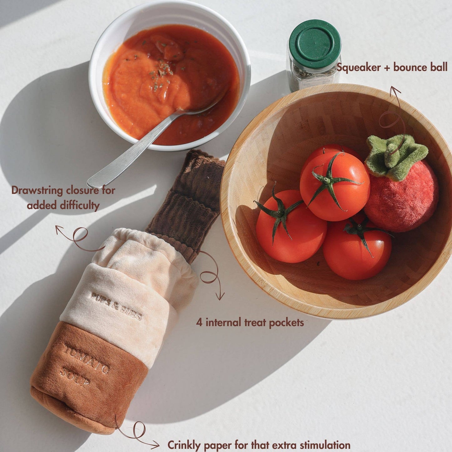 Tomato Soup - Peluche de fouille