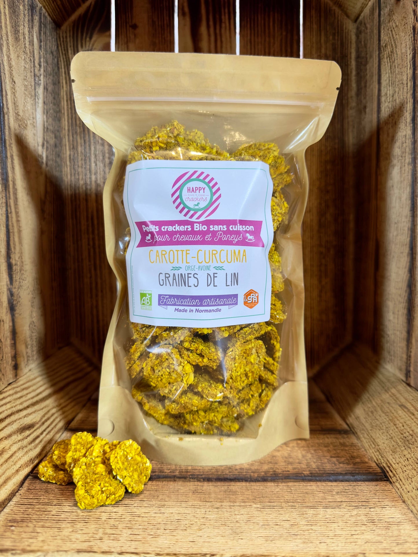 Crackers carottes curcuma