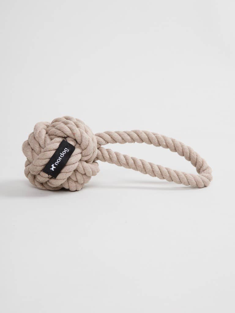Jouet en corde taupe