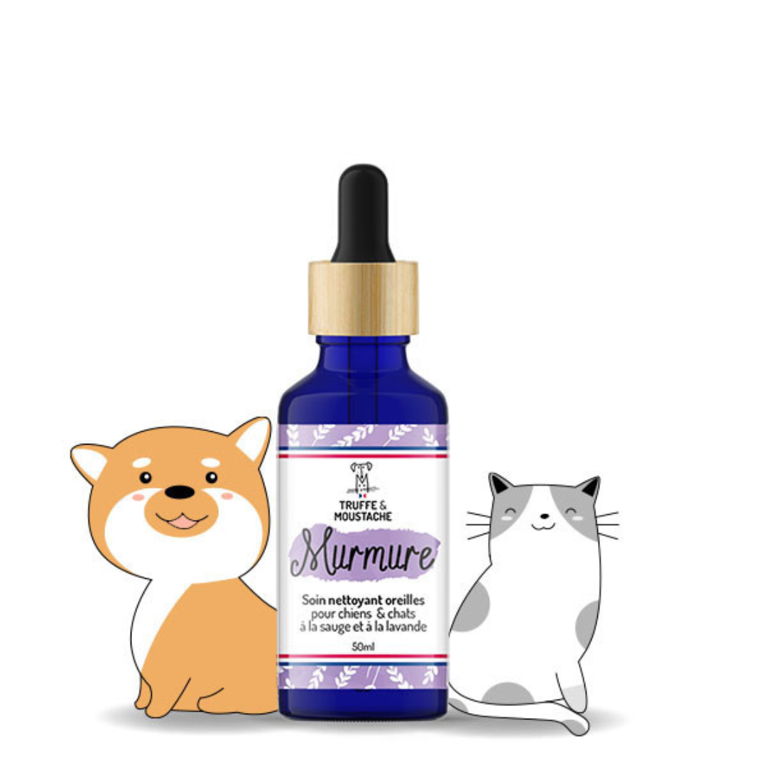 Soin Nettoyant oreilles pour chien & chat "Murmure"