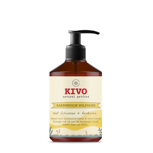 Huile de sardine - échinacée et curcuma - 500 ml