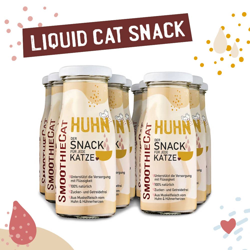 Smoothie pour chat au poulet
