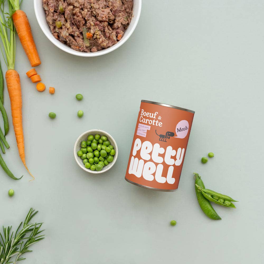 Pâtée pour chiens - Boeuf & Carottes - 400g