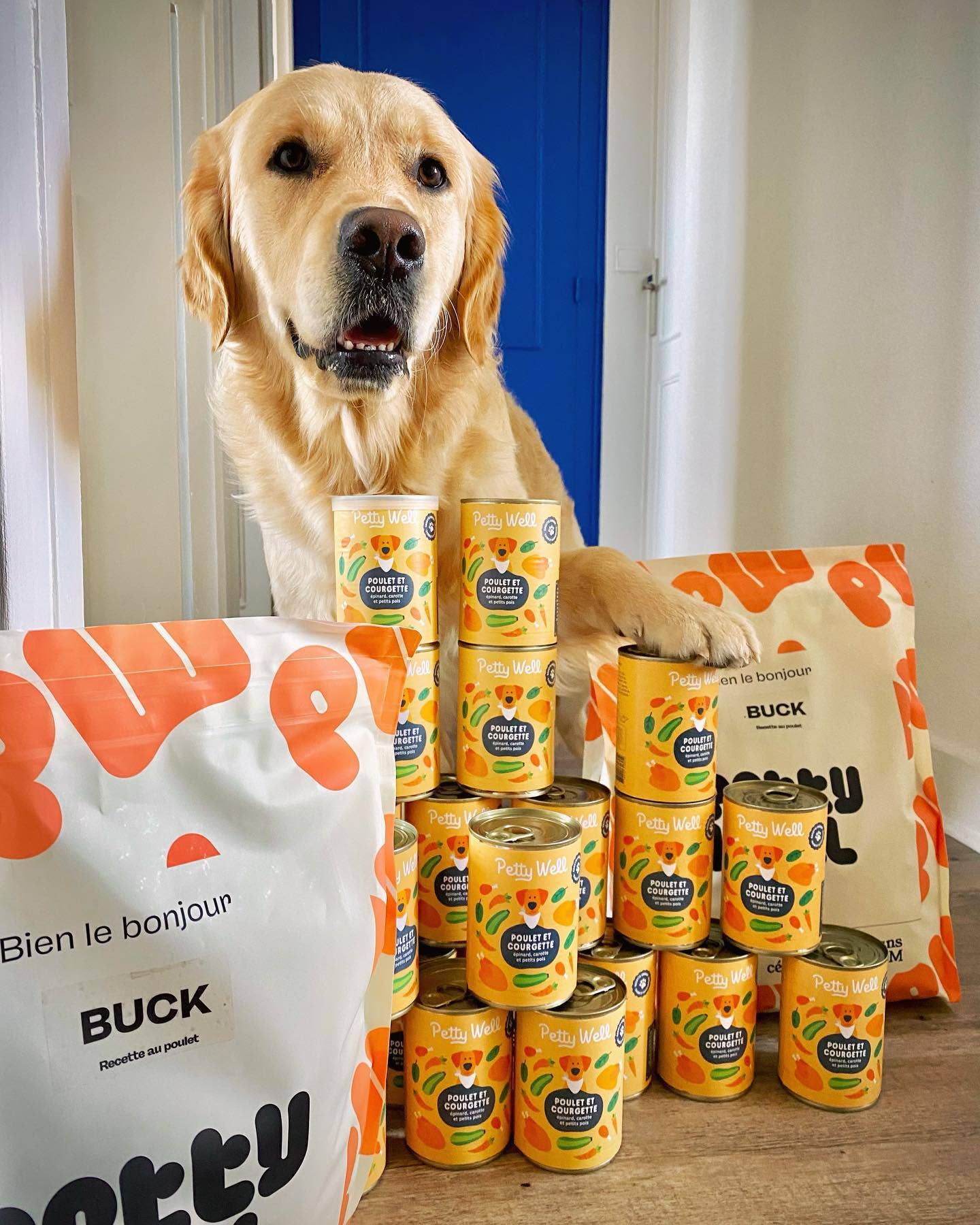 Pâtée pour chiens - Poulet & Courgettes - 400g
