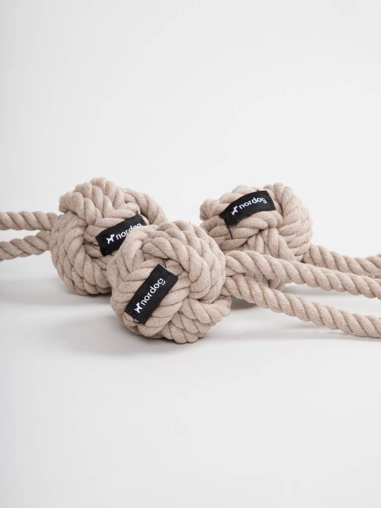 Jouet en corde taupe