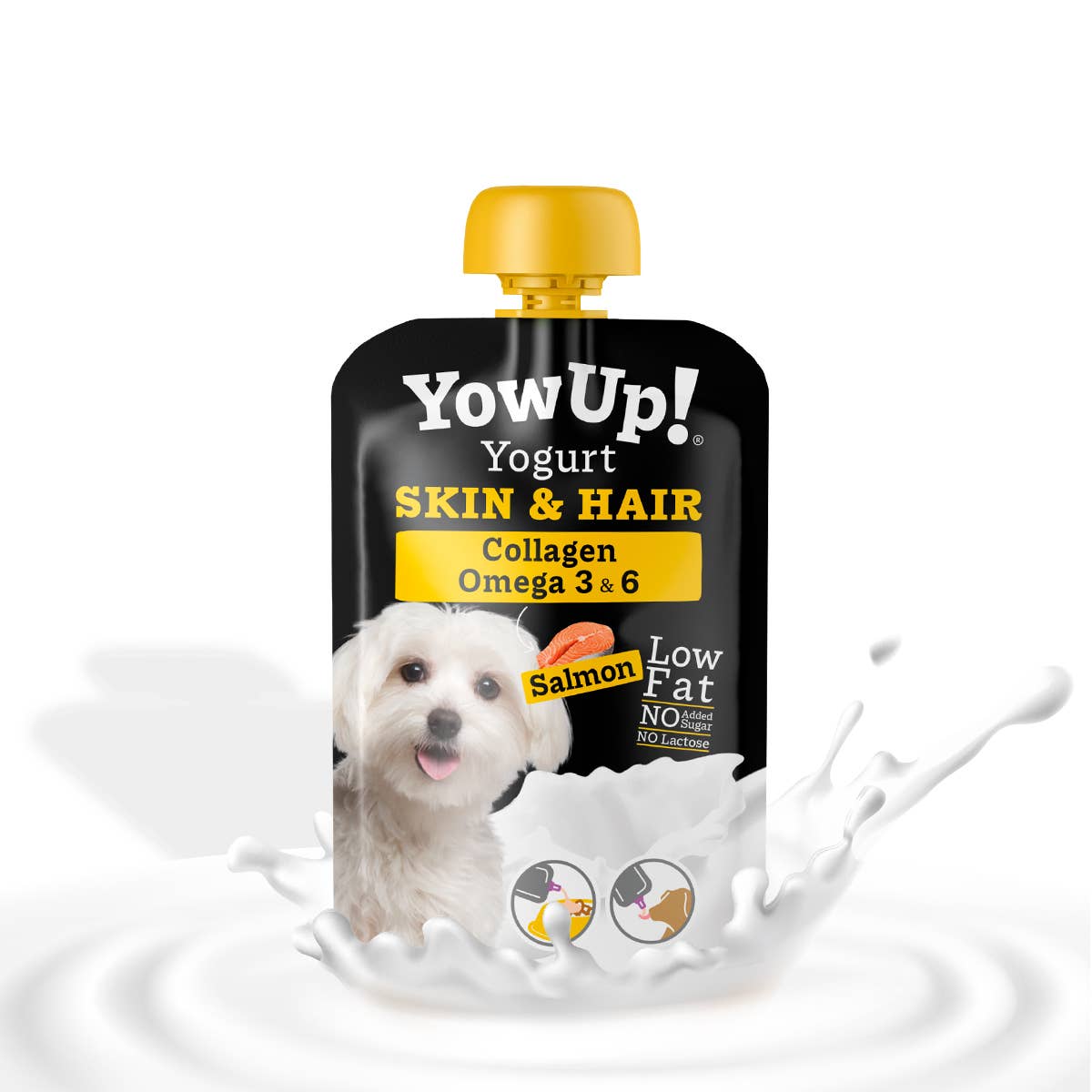 Yaourt peau et poils pour chiens - 0 % de matières grasses