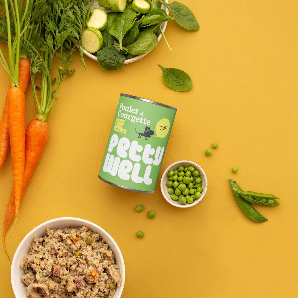 Pâtée pour chiens - Poulet & Courgettes - 400g